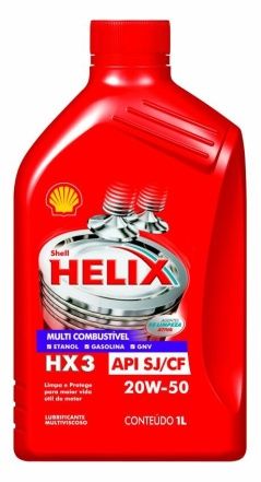 Óleo Shell Hx3 SAE 20w-50 API SF 1L